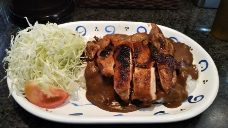 チキン生姜焼きカレー