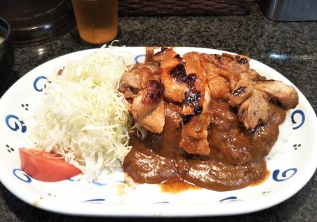 チキン生姜焼きカレー