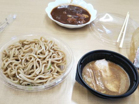 つけ麺とビーフシチュー