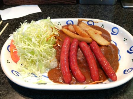 チョリソー＆ポテトフライカレー