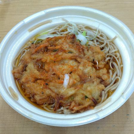 北海道産玄蕎麦使用かき揚げそば