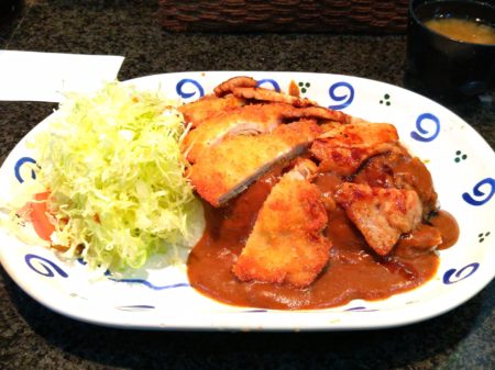 ポークソテー＆カツカレー