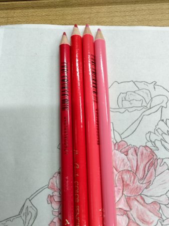 赤い色鉛筆