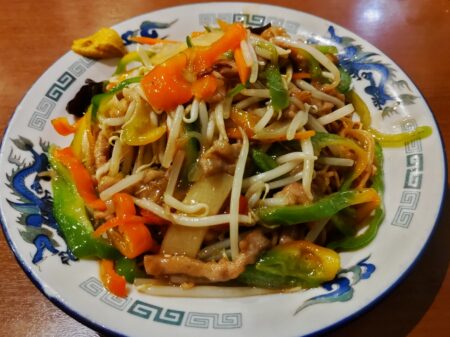 青椒肉絲焼きそば